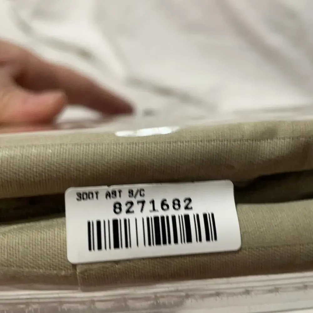 Imperial collection 300 thread count tan on tan stripe pillow case nwt standard